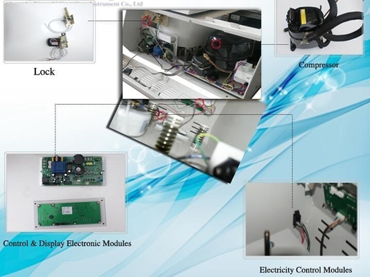 5 inci LCD berwarna-warni Mesin sentrifugal pendingin berbasis mikroprosesor
