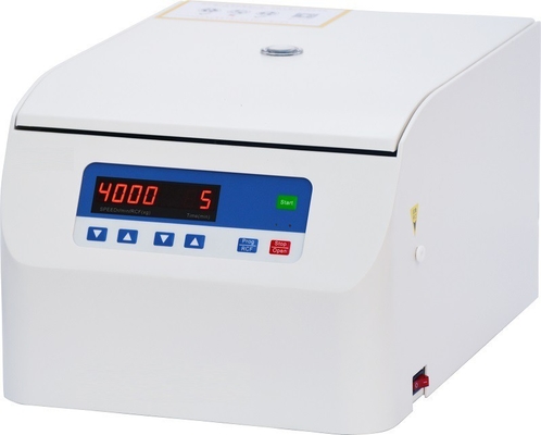4000 Rpm Low - Speed Benchtop Centrifuge 5ml/10ml/50ml Kapasitas, Max 6×50ml Konfigurasi
