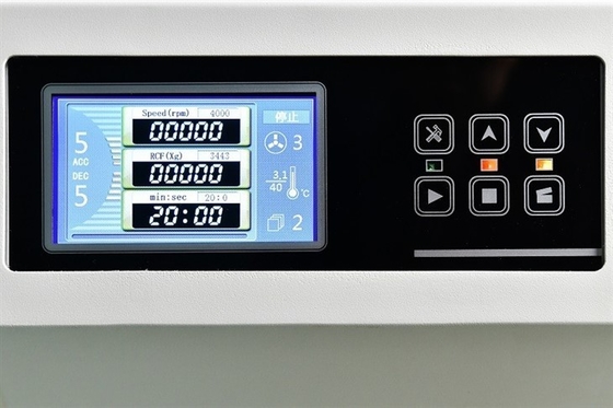 6000 Rpm Lantai berdiri Kapasitas besar Centrifuge Dingin 4 * 1000ml