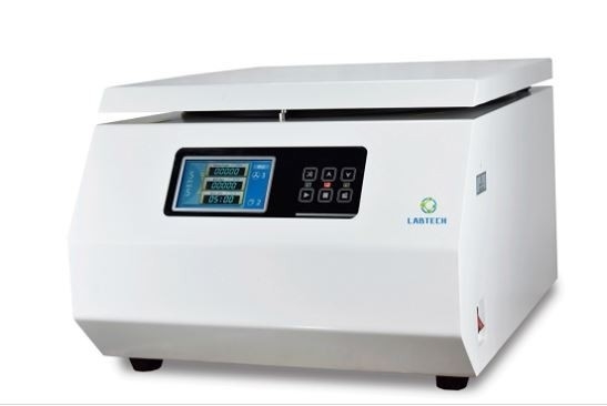 Mesin centrifuge portabel meja 5000r/Min dengan fungsi identifikasi rotor otomatis