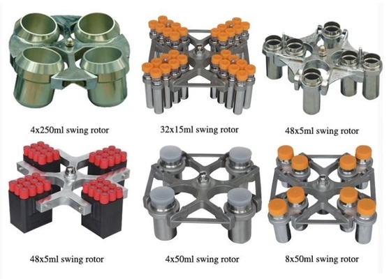 5000r/Min Mesin Sentrifugal Klinis Benchtop dengan dukungan multi-pipe