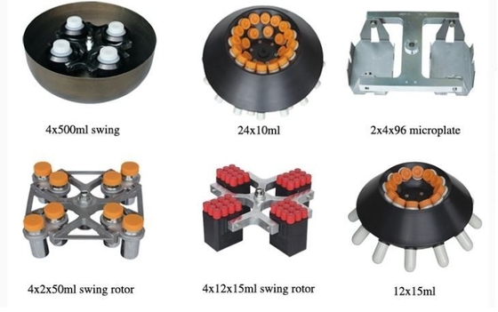 Mikroprosesor kontrol 6000r/Min Mesin sentrifugal medis