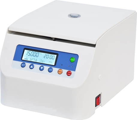 16500rpm Hematocrit Centrifuge Mesin Mikrosentrifuge 10x5ml