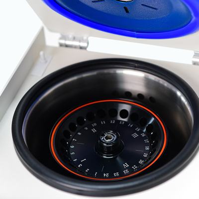 Micro centrifuge kecepatan tinggi yang dapat disesuaikan waktu dengan rotor sudut dan motor DC tanpa sikat
