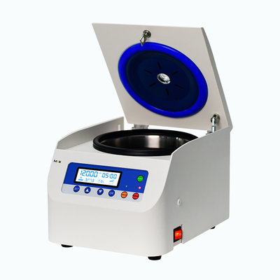Micro centrifuge kecepatan tinggi yang dapat disesuaikan waktu dengan rotor sudut dan motor DC tanpa sikat