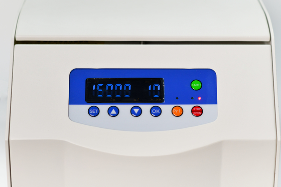 Benchtop 16500 rpm Sentrifugal Kecepatan Tinggi Dengan Opsi Rotor Serbaguna