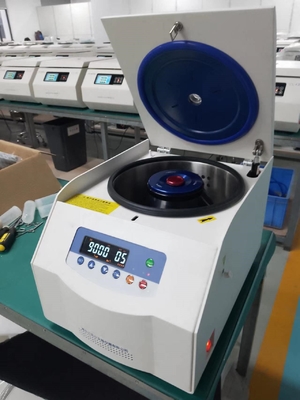 Benchtop centrifuge kecepatan tinggi 21000rpm mendukung kapasitas maksimum 4 * 100ml