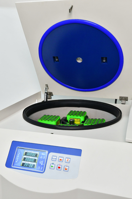 Centrifuge pendingin berkecepatan tinggi dengan kapasitas besar 4*750ml dan rotor swing-out